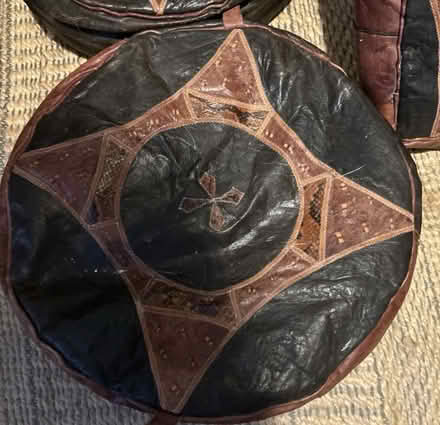 Photo of free Vintage leather pouff (Brockley SE4) #2