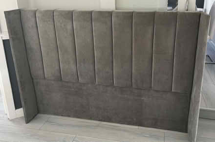Photo of free Kingsize upholstered headboard (Bathgate EH48) #1