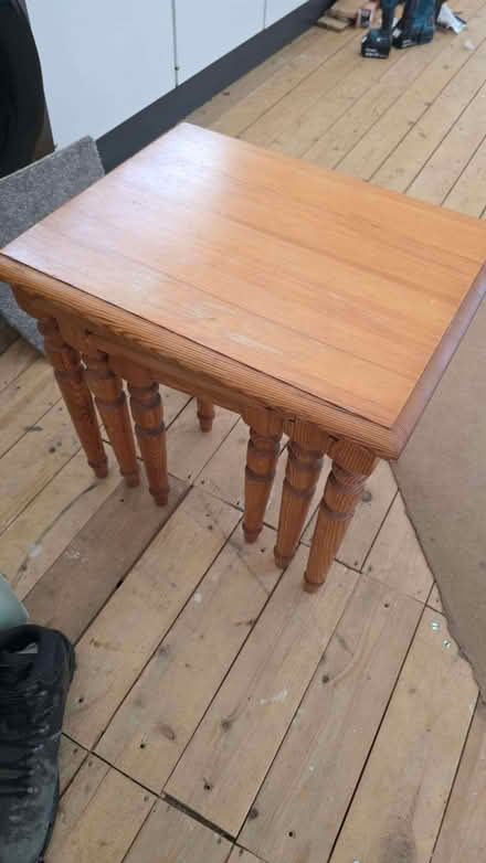 Photo of free Nest of pine coffee tables (Hailsham BN27) #1