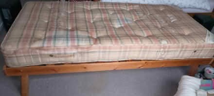 Photo of free Single trundle bed and mattress (Ip2) #1