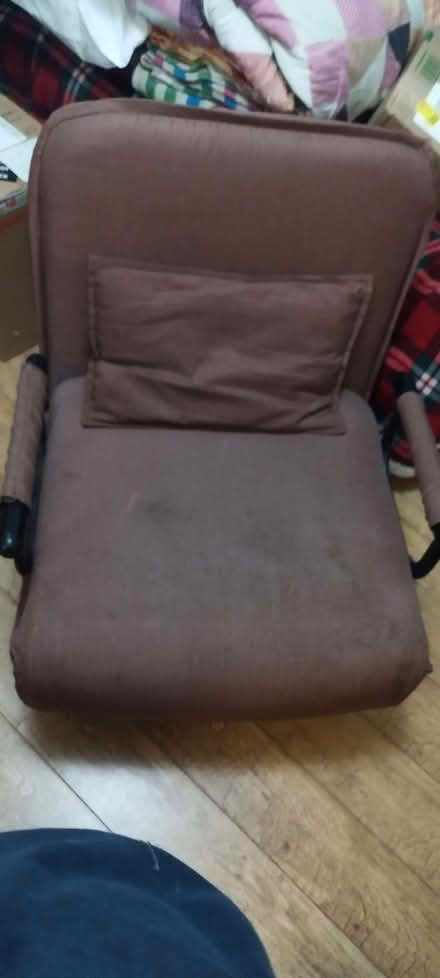 Photo of free Convertable upholstered chair/bed (Gillingham ME7) #3