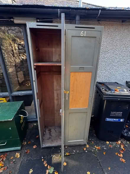 Photo of free Two wooden storage units (Warton LA5) #2