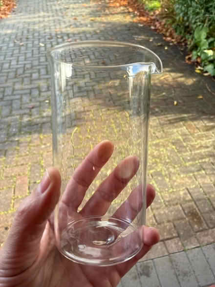 Photo of free Glass jug from cafetière 7cm diameter (Great Boughton CH3) #1
