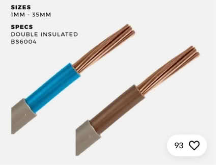 Photo of 25mm Meter Tails Cable (North Hinksey OX2) #1