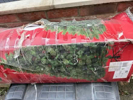 Photo of free 7 ft Christmas tree (West Ardsley WF3) #1