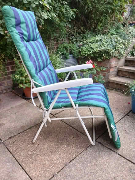 Photo of free Folding reclining garden chair (Billericay CM11) #2