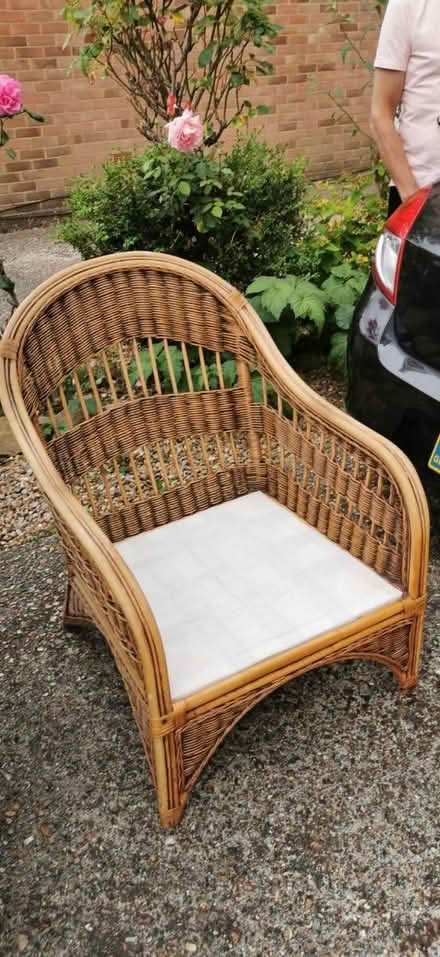 Photo of free 2x wicker arm chairs (RG12 Great hollands) #1