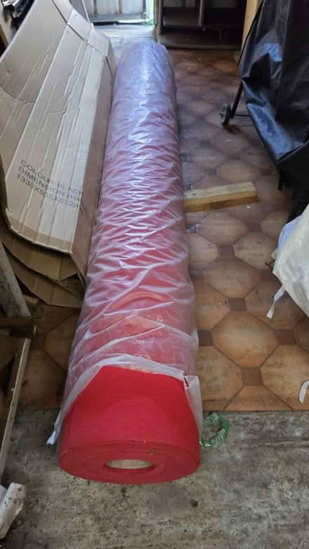 Photo of free Large roll of red carpet (Northolt) #1