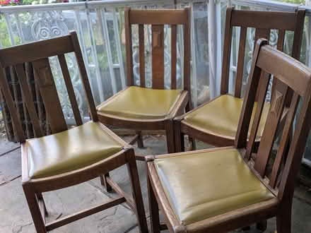 Photo of free Oak dining chairs (Ewell KT17 2RG) #1
