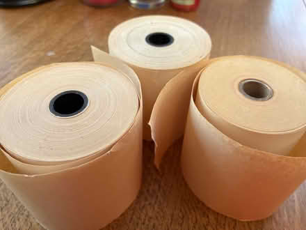 Photo of free Three cash/receipt rolls of paper (Great Boughton CH3) #1