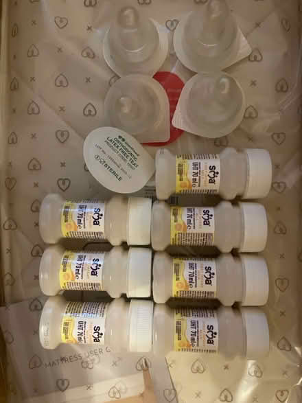Photo of free First infant milk and 5x teats (Mytchett GU16) #1