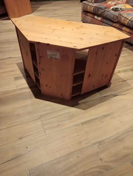 Photo of free Pine TV stand. 45"w 21"d 24"h (Icenlane Shipton gorge DT64PP) #3