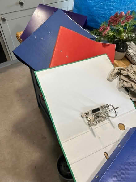Photo of free Ring binder and lever arch files (Staveley LA8) #1