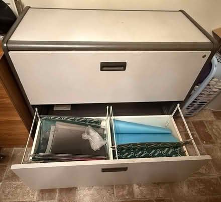 Photo of free Two-drawer filing cabinet (Ashford TN24) #3