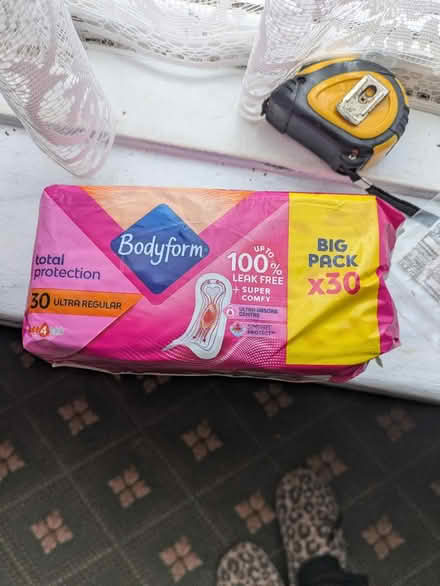 Photo of free Sanitary pads (Kingshurst B37) #1