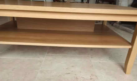 Photo of free Large Sturdy Rectangular Ikea Coffee Table with shelf (Colwall Green WR13) #2