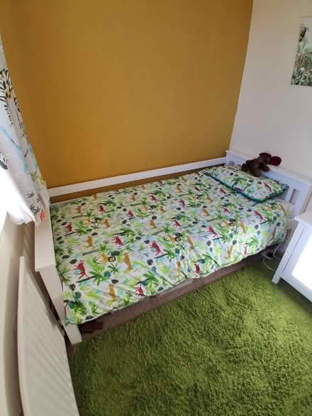 Photo of free 2 single beds that can be made into bunk beds complete with (Ponteland NE20) #1