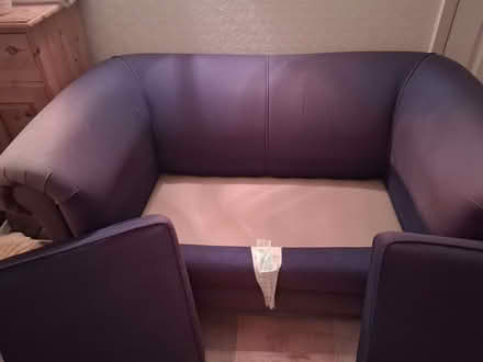 Photo of free Small Blue 2 seater sofa (Emscote CV32) #3