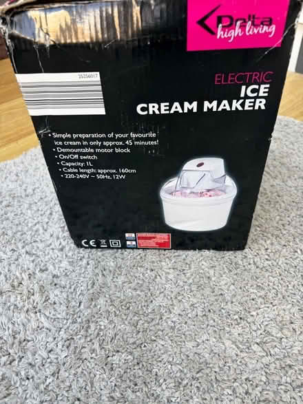 Photo of free Ice cream maker (Peachcroft OX14) #1