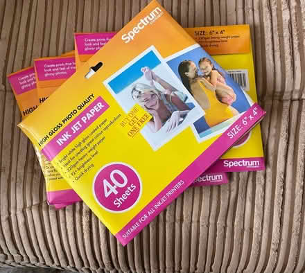 Photo of free Gloss inkjet photo paper (Peasholm YO12) #1