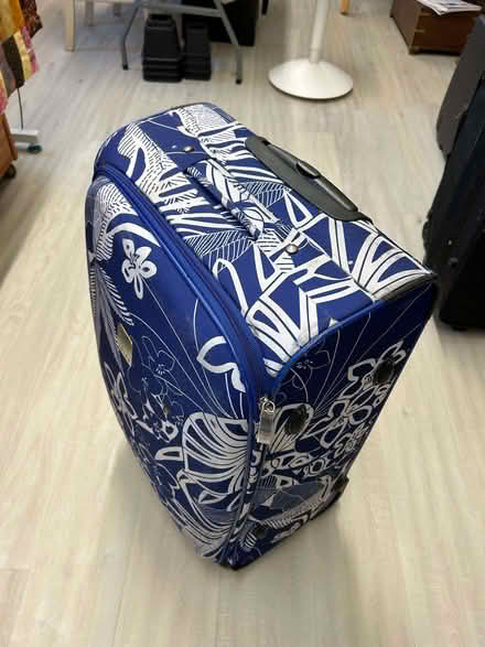 Photo of free Large fabric-covered suitcase (Crossgates LD1) #1