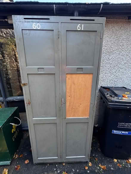 Photo of free Two wooden storage units (Warton LA5) #3