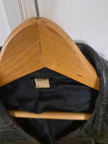 Photo of free Genuine Black Leather Coat 16UK (E5 Harry Zeital Way) #3