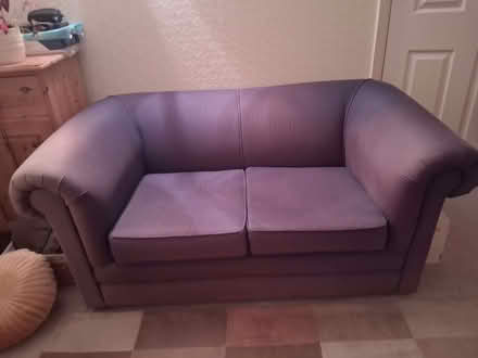 Photo of free Small Blue 2 seater sofa (Emscote CV32) #1