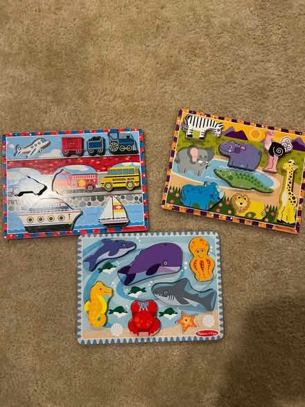 Photo of free Melissa & Doug Wooden Puzzles (Waterford/Clarkston) #1