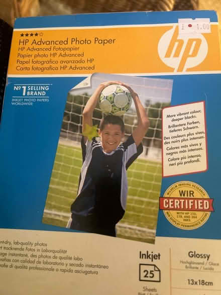 Photo of free Hp advanced photo paper (Brockley SE4) #1