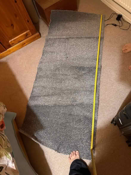 Photo of free 2 new grey carpet pieces (Solihull Lodge B90) #3