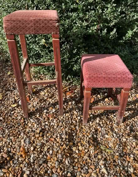Photo of free Bar stools and foot stools (Esher, KT10) #2