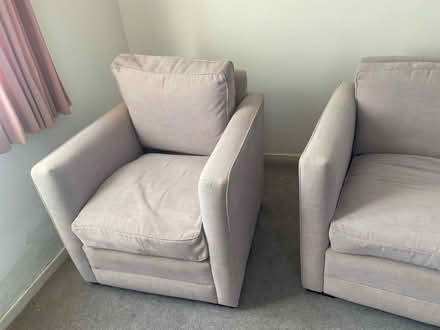 Photo of free 2 seater sofa and 2 armchairs (Edgware HA8) #1