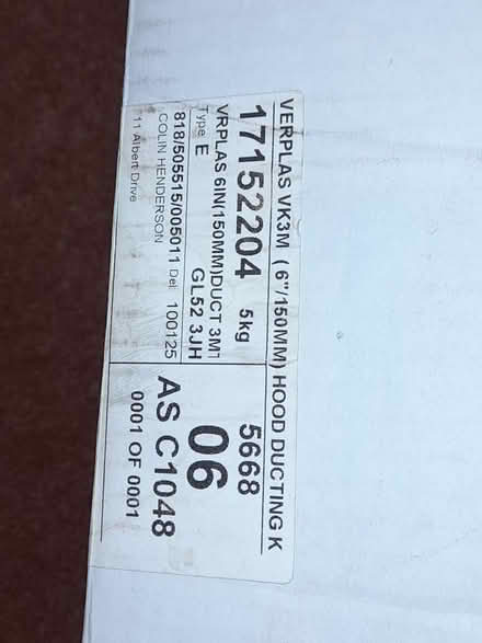 Photo of free Cooker vent kit (Malvern Wells (WR14)) #3