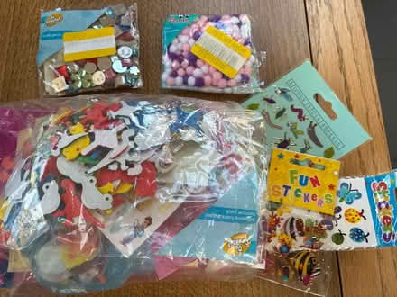 Photo of free Stickers, craft gems and mini pompoms (Great Boughton CH3) #1
