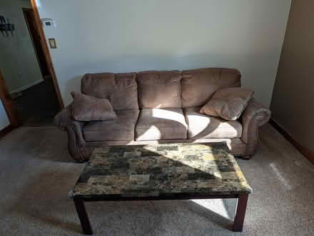Photo of free Sofa and coffee table (Glen Burnie near GBHS.) #1