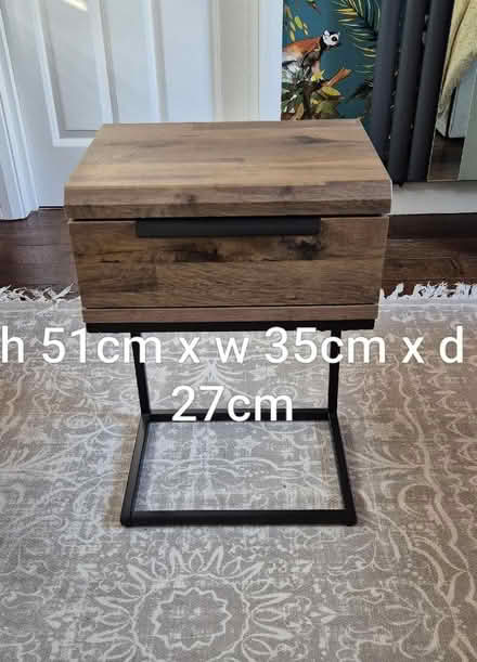 Photo of free Next Bronx Small bedside table with drawer (St Helier SM4) #1