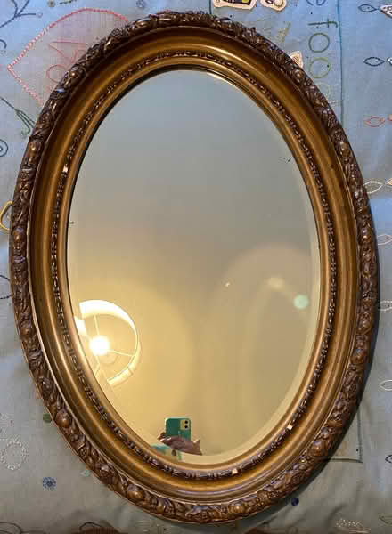 Photo of free Vintage oval mirror (Lodge Moor S10) #1