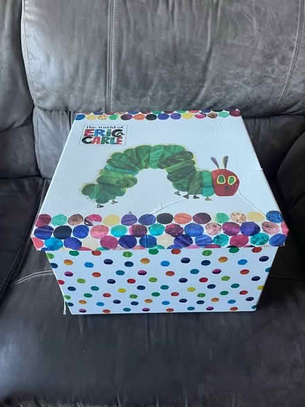 Photo of free Hungry Caterpillar storage cardboard box (Fairfield Park BA1) #3