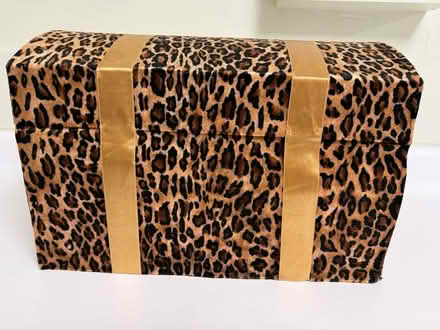 Photo of free Fabric-covered storage chest (Valencia Avenue, Sunnyvale) #4