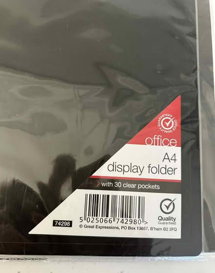 Photo of free 2 A4 display folders (KT23 Great Bookham) #2