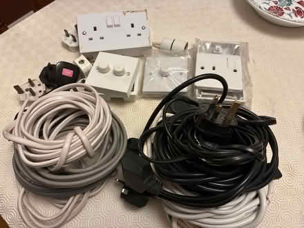 Photo of free Mains sockets, switches, cable, plugs (Great Boughton CH3) #1