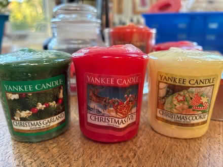 Photo of free Seven scented candles, 5 unused, 2 part used (Great Boughton CH3) #1