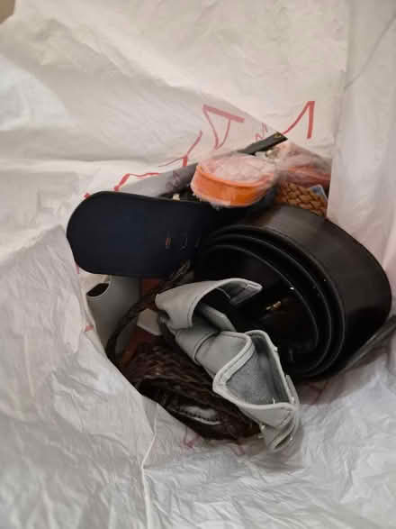 Photo of free Bag of belts (E5 Harry Zeital Way) #1