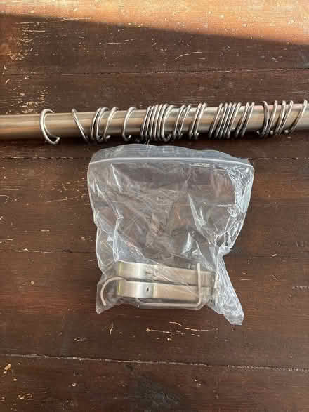Photo of free Chrome extendable curtain pole (GL6 Minchinhampton) #3