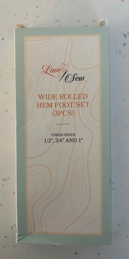 Photo of free Wide rolled hem foot set (KT23 Great Bookham) #2