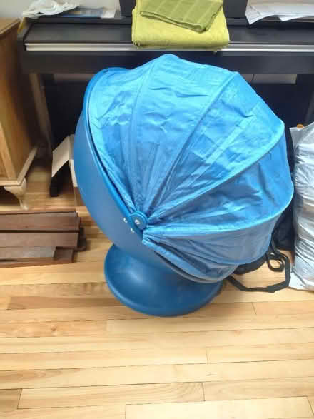 Photo of free Blue kids egg chair (Halton LA2) #2
