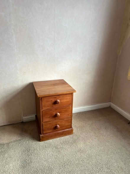 Photo of free Oak bedside drawer (Sudbury UB6) #1