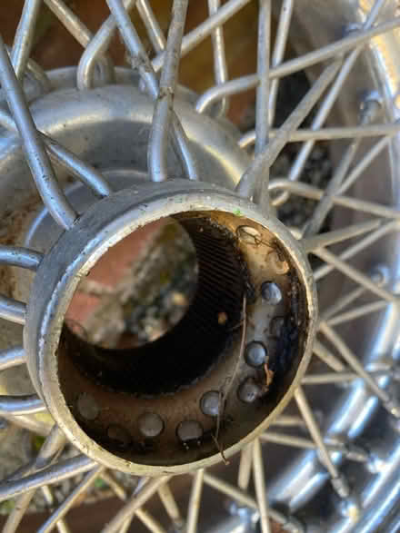 Photo of free Classic car spoke wheel (SN8 Marlborough) #4