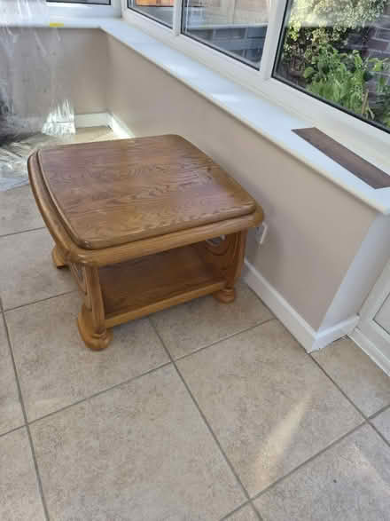Photo of free Dfs oak side table (CH63 bromborough) #2